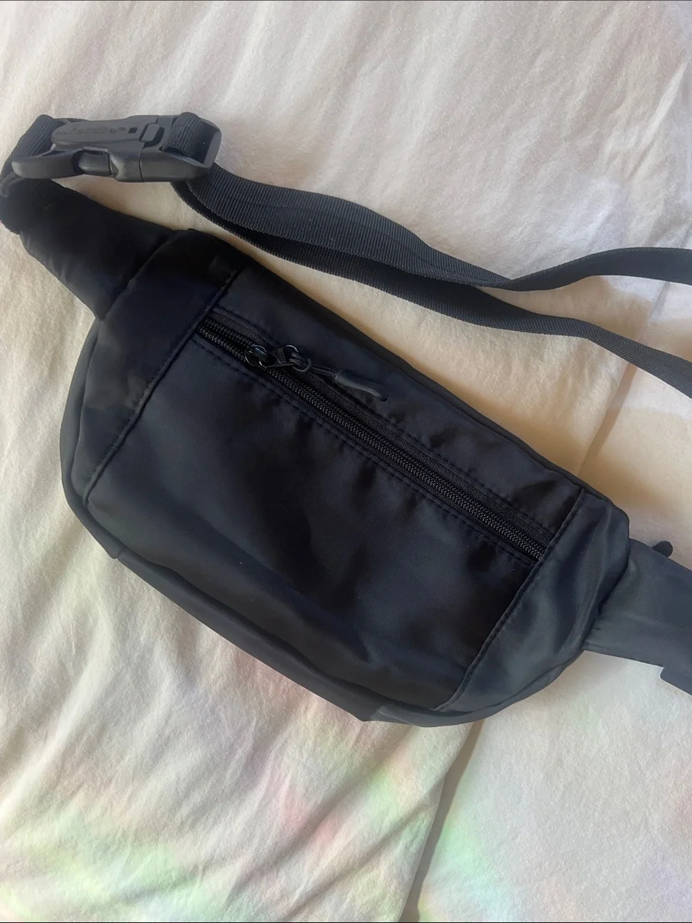 the foldie Black Crossbody Sling Bag - Minimal Everyday Carry